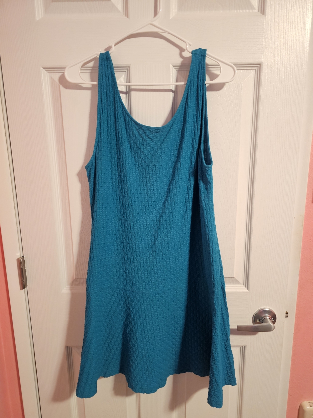 Metaphor Teal Sleeveless A-Line Dress Size XL
